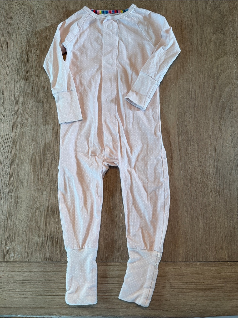 Magnetic Me Light Pink One-Piece Footed Pajama